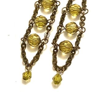 Jewelry - Green dangle earrings Jewelry - Green dangle earrings